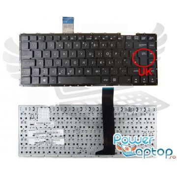 Tastatura Asus X401U layout UK fara rama enter mare
