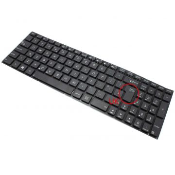 Tastatura Asus X550LA layout UK fara rama enter mare