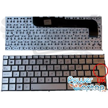 Tastatura Asus ZenBook UX21E layout UK fara rama enter mare