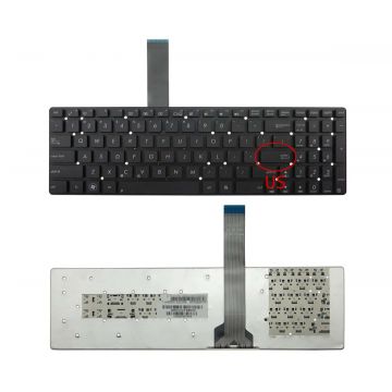 Tastatura Asus K75V layout US fara rama enter mic