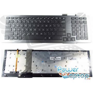 Tastatura Asus G75 iluminata backlit