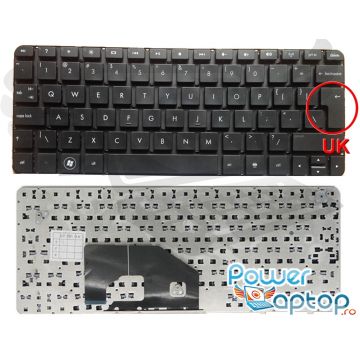 Tastatura HP Mini 210 1000 layout UK fara rama enter mare