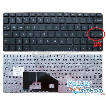 Tastatura HP Mini 210 1000 layout US fara rama enter mic