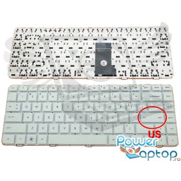 Tastatura HP Pavilion DM4 1010 alba layout US fara rama enter mic