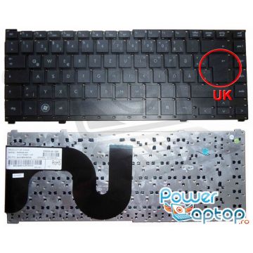 Tastatura HP ProBook 4310S layout UK fara rama enter mare