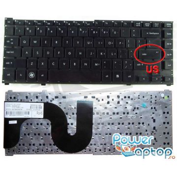 Tastatura HP ProBook 4311S layout US fara rama enter mic