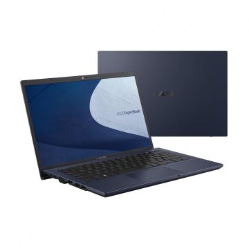Laptop ASUS ExpertBook B1400CEAE-EB1850R, 14.0-inch, FHD (1920 x 1080) 16:9, Intel® Core™ i3-1115G4 Processor 3.0 GHz (6M Cache, up to 4.1 GHz, 2 cores), Intel® UHD Graphics, 8GB DDR4, 512GB SSD, Windows 10 Pro, Star Black