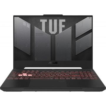 Laptop ASUS Gaming 15.6'' TUF A15 FA507RE, FHD 144Hz, Procesor AMD Ryzen™ 7 6800H (16M Cache, up to 4.7 GHz), 16GB DDR5, 1TB SSD, GeForce RTX 3050 Ti 4GB, No OS, Mecha Gray