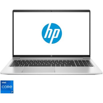 Laptop HP 15.6'' ProBook 450 G9, FHD IPS, Procesor Intel® Core™ i7-1255U, 8GB DDR4, 512GB SSD, GeForce MX570 2GB, Free DOS, Silver