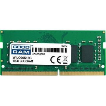 Memorie Laptop Goodram W-LO26S16G, 1x16GB, DDR4, 2666MHz, CL19, 1.2v Memorie Laptop Goodram W-LO26S16G, 1x16GB, DDR4, 2666MHz, CL19, 1.2v
