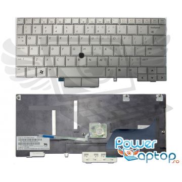 Tastatura HP EliteBook 2670P argintie