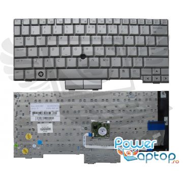 Tastatura HP EliteBook 2710P argintie