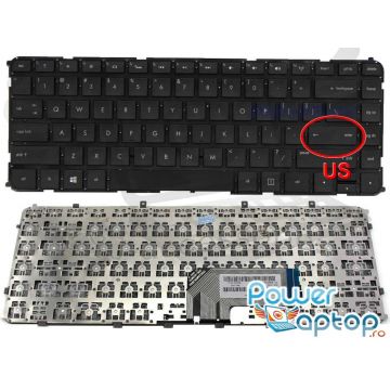 Tastatura HP Envy 6 1000 series layout US fara rama enter mic