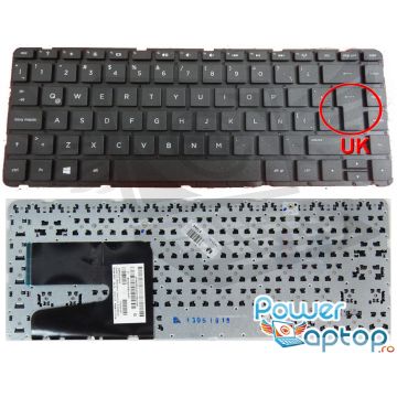 Tastatura HP Pavilion 14 layout UK fara rama enter mare