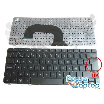 Tastatura HP Pavilion DM1 3000 layout UK fara rama enter mare