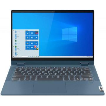 Laptop 2in1 Lenovo IdeaPad Flex 5 14ALC05 (Procesor AMD Ryzen™ 5 5500U (8M Cache, up to 4.0 GHz), 14inch FHD Touch, 8GB, 512GB SSD, AMD Radeon Graphics, Win11 Home, Albastru)