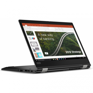 Laptop 2in1 Lenovo ThinkPad L13 Yoga Gen2 (Procesor Intel® Core™ i5-1135G7 (8M Cache, up to 4.20 GHz) 13.3inch FHD, Touch, 8GB, 512GB SSD, Intel® Iris Xe Graphics, Win10 Pro, Negru)