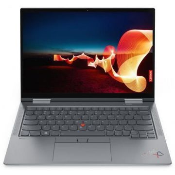 Laptop 2in1 Lenovo ThinkPad X1 Yoga (Gen.6) (Procesor Intel® Core™ i7-1165G7 (12M Cache, up to 4.70 GHz) 14inch WQUXGA Touch, 32GB, 1TB SSD, Intel® Iris Xe Graphics, FPR, Win10 Pro, Gri)