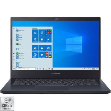 Laptop Asus ExpertBook P2451FA-EB0254 (Procesor Intel® Core™ i5-10210U (6M Cache, up to 4.20 GHz) 14inch FHD, 16GB, 256GB SSD, Intel® UHD Graphics, FPR, Negru)