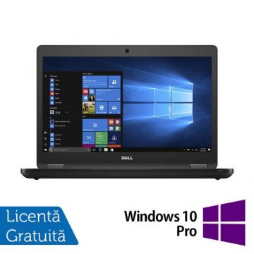 Laptop Refurbished DELL Latitude 5480, Intel Core i5-6300U 2.40GHz, 8GB DDR4, 240GB SSD, 14 Inch, Webcam + Windows 10 Pro