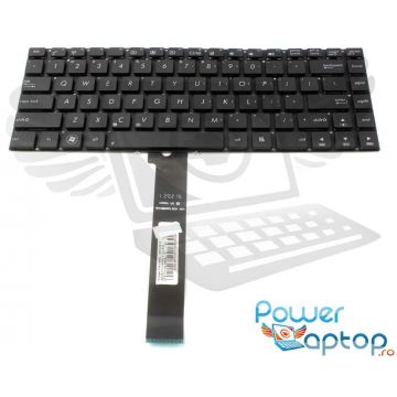 Tastatura Asus G46VW BSI5N06 layout US fara rama enter mic