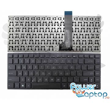Tastatura Asus L451L layout US fara rama enter mic