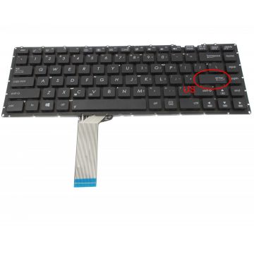 Tastatura Asus X451 layout US fara rama enter mic