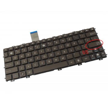 Tastatura maro Asus Eee PC 1015B layout US fara rama enter mic