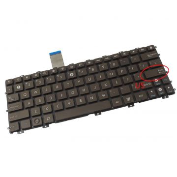 Tastatura maro Asus Eee PC 1015PEB layout US fara rama enter mic