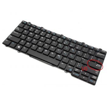 Tastatura Dell Latitude E5270 iluminata layout US fara rama enter mic