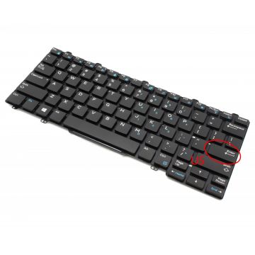 Tastatura Dell Latitude E7270 iluminata layout US fara rama enter mic