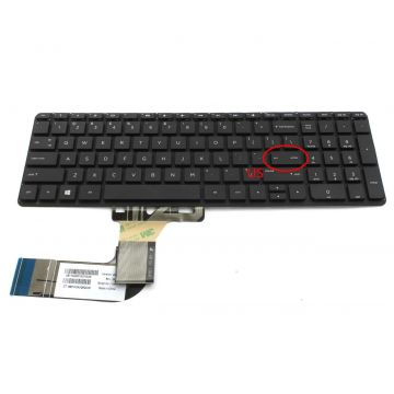 Tastatura HP Pavilion 15 p100 layout US fara rama enter mic