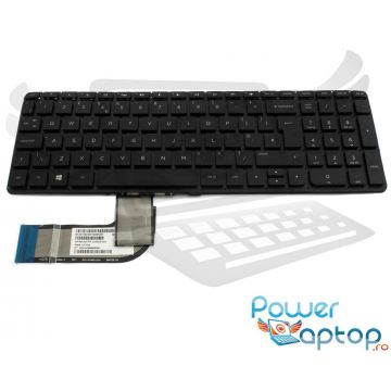 Tastatura HP Pavilion 17 f200 iluminata layout UK fara rama enter mare