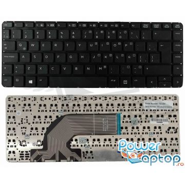 Tastatura neagra HP ProBook 445 G2 layout UK fara rama enter mare