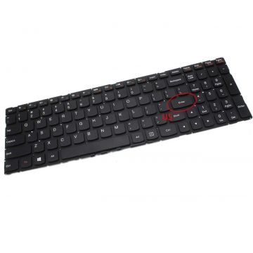 Tastatura Lenovo IdeaPad 700 17ISK layout US fara rama enter mic