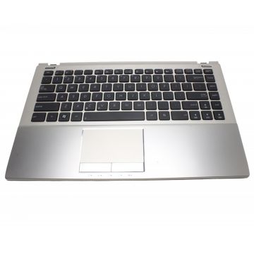 Tastatura Asus U46E neagra cu Palmrest argintiu