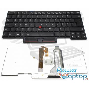 Tastatura Lenovo 04Y2982 iluminata layout UK fara rama enter mare