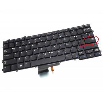 Tastatura Dell Latitude 13 7370 iluminata layout US fara rama enter mic