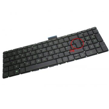 Tastatura verde HP Pavilion 15 BC00NL iluminata layout UK fara rama enter mare