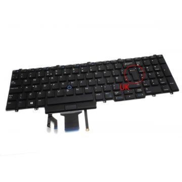 Tastatura Dell PK1313M2B35 iluminata layout UK fara rama enter mare