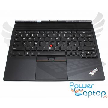 Tastatura Lenovo 01AW600 neagra cu Palmrest negru