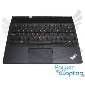 Tastatura Lenovo 01AW600 neagra cu Palmrest negru