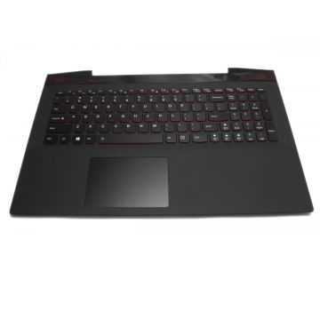Tastatura Lenovo AP14R000A00 neagra cu Palmrest negru iluminata backlit