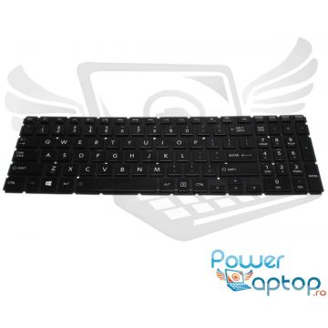 Tastatura Toshiba Satellite P50 C iluminata layout US fara rama enter mic