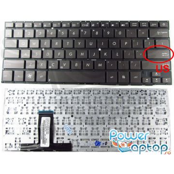 Tastatura Asus Zenbook UX32A layout US fara rama enter mic maro champagne