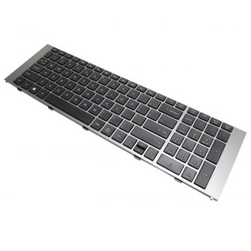 Tastatura HP 701548-B31 neagra cu Rama gri