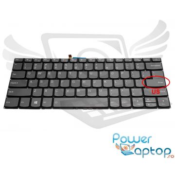 Tastatura Lenovo IdeaPad 330 14IGM iluminata layout US fara rama enter mic