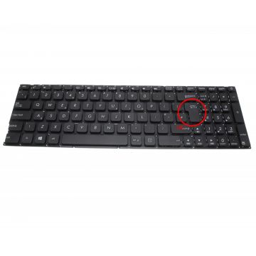 Tastatura Asus A541N layout UK fara rama enter mare