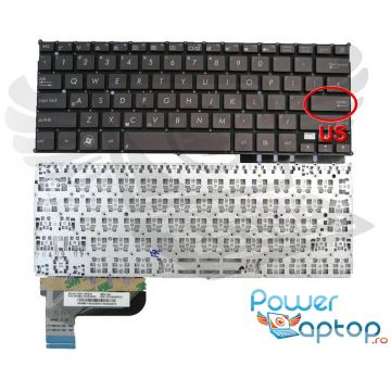 Tastatura Asus ZenBook UX21A layout US fara rama enter mic