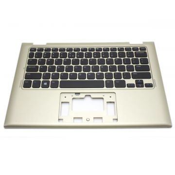 Tastatura Dell 490 00K07 0S1D Neagra cu Palmrest auriu